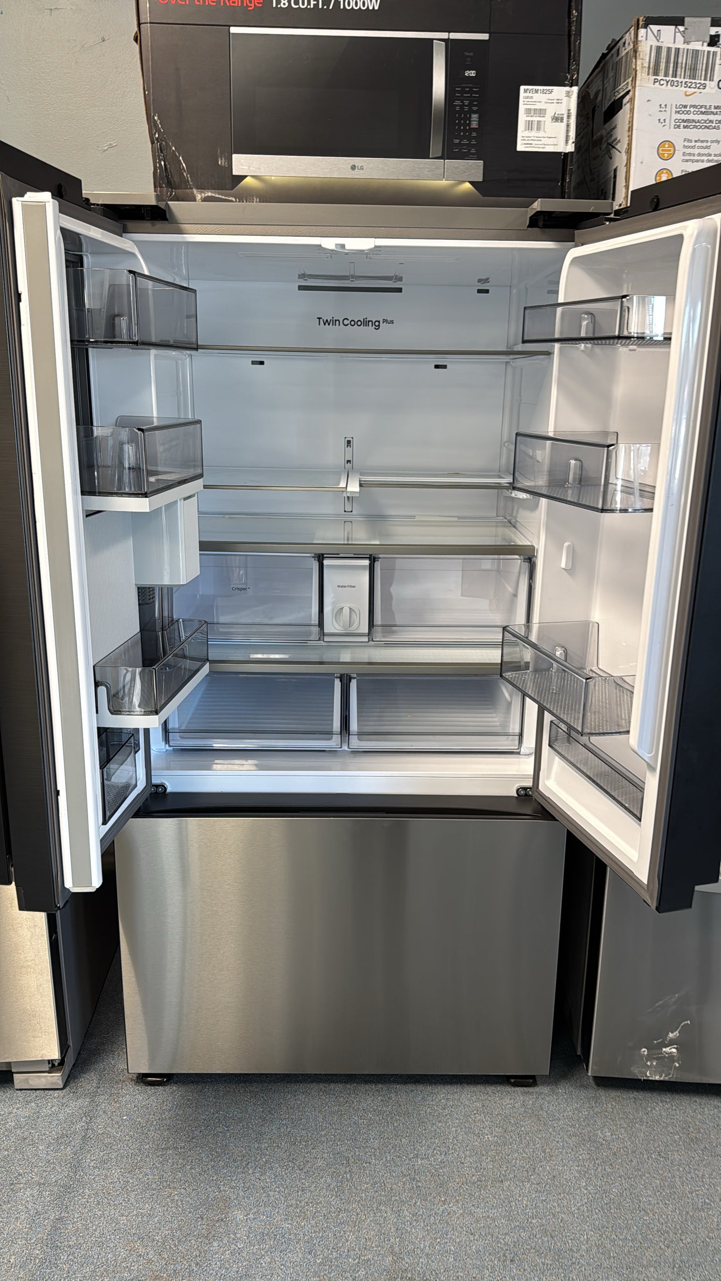 Samsung French Door Stainless Steel Dual Ice Maker with Water Dispenser