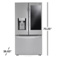 LG Open Box 29 cu ft. InstaView™ With craft ice Door-in-Door Refrigerator French Door