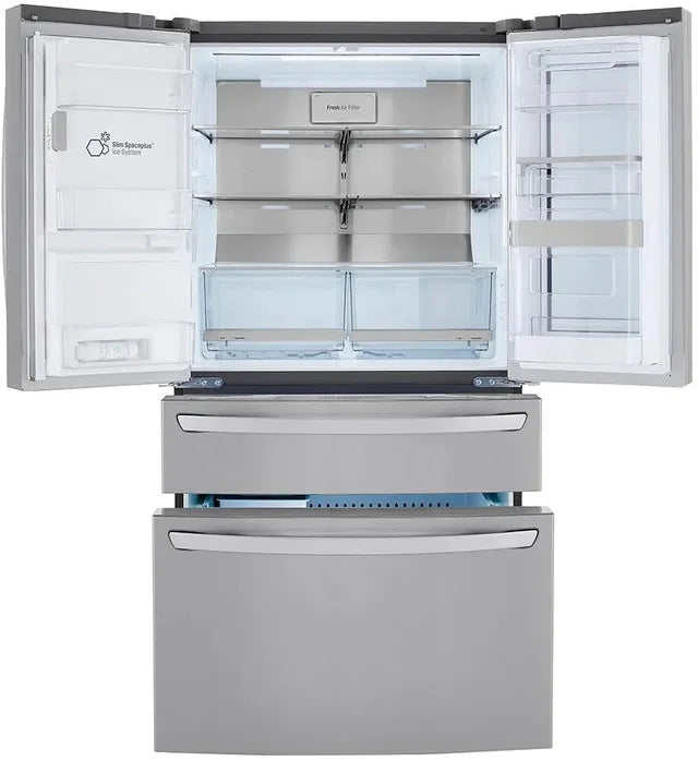 LG Counter-Depth open box Craft Ice 22.5-cu ft Refrigerator Dual Ice Maker with Water and Ice Dispenser and Door within Door ENERGY STAR Certified