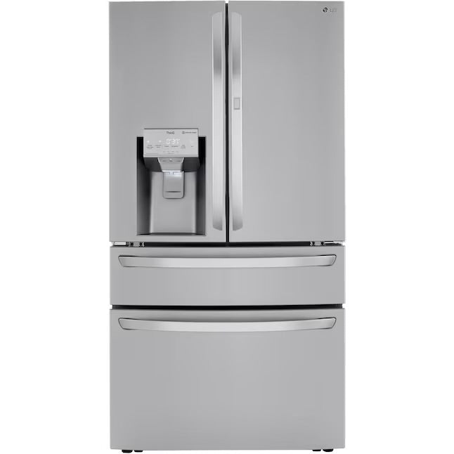 LG Counter-Depth open box Craft Ice 22.5-cu ft Refrigerator Dual Ice Maker with Water and Ice Dispenser and Door within Door ENERGY STAR Certified