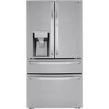 LG Counter-Depth open box Craft Ice 22.5-cu ft Refrigerator Dual Ice Maker with Water and Ice Dispenser and Door within Door ENERGY STAR Certified