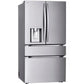 LG Counter-Depth 22.5-cu ft Refrigerator Dual Ice Maker with Water and Ice Dispenser and Door within Door ENERGY STAR Certified (Copy)