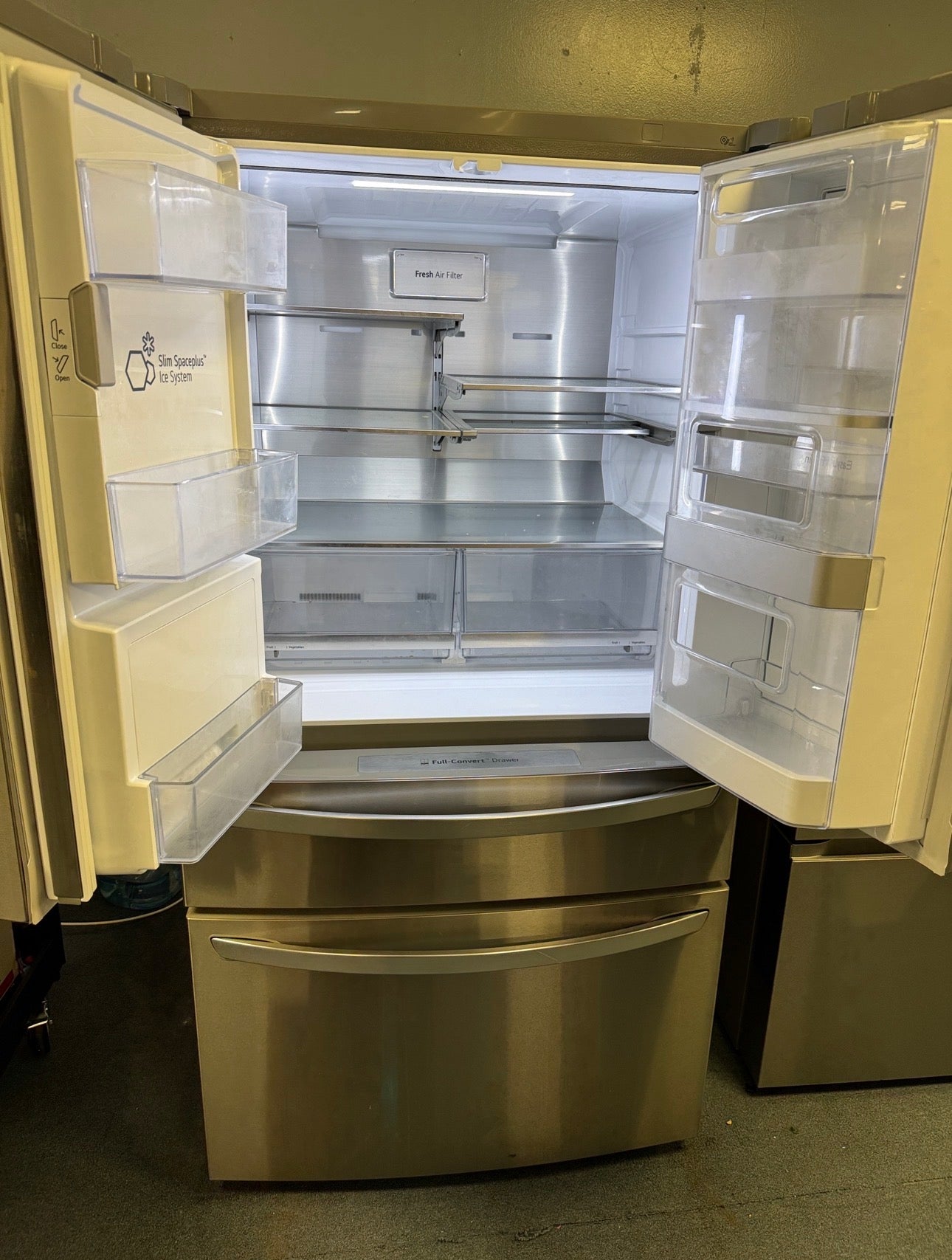 LG Counter-Depth open box Craft Ice 22.5-cu ft Refrigerator Dual Ice Maker with Water and Ice Dispenser and Door within Door ENERGY STAR Certified