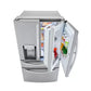LG Counter-Depth open box Craft Ice 22.5-cu ft Refrigerator Dual Ice Maker with Water and Ice Dispenser and Door within Door ENERGY STAR Certified