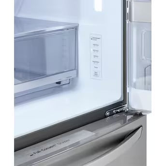 LG Counter-Depth open box Craft Ice 22.5-cu ft Refrigerator Dual Ice Maker with Water and Ice Dispenser and Door within Door ENERGY STAR Certified