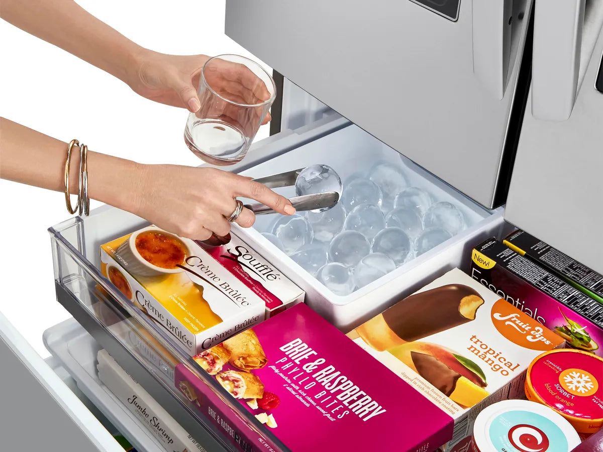 LG Counter-Depth open box Craft Ice 22.5-cu ft Refrigerator Dual Ice Maker with Water and Ice Dispenser and Door within Door ENERGY STAR Certified
