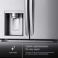 LG Counter-Depth 22.5-cu ft Refrigerator Dual Ice Maker with Water and Ice Dispenser and Door within Door ENERGY STAR Certified (Copy)