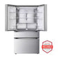 LG 26 cu. ft. SMART Counter Depth MAX French Door Refrigerator with Internal Water Dispenser in PrintProof Stainless Steel