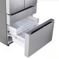 LG 26 cu. ft. SMART Counter Depth MAX French Door Refrigerator with Internal Water Dispenser in PrintProof Stainless Steel