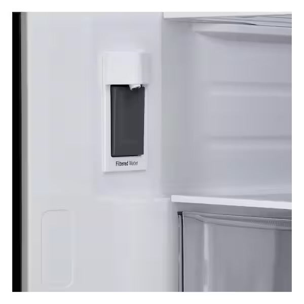 LG 26 cu. ft. SMART Counter Depth MAX French Door Refrigerator with Internal Water Dispenser in PrintProof Stainless Steel