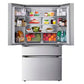 LG 26 cu. ft. SMART Counter Depth MAX French Door Refrigerator with Internal Water Dispenser in PrintProof Stainless Steel