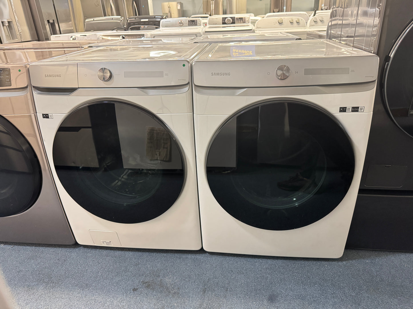 Samsung Washer 5.0 Cu Ft & Electric Dryer 7.4 Cu Ft Set