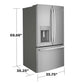 GE French Door Refrigerator – Stainless Steel