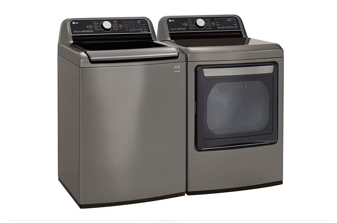 LG ThinQ Washer 5.0 cu ft and Dryer 7.4 cu ft