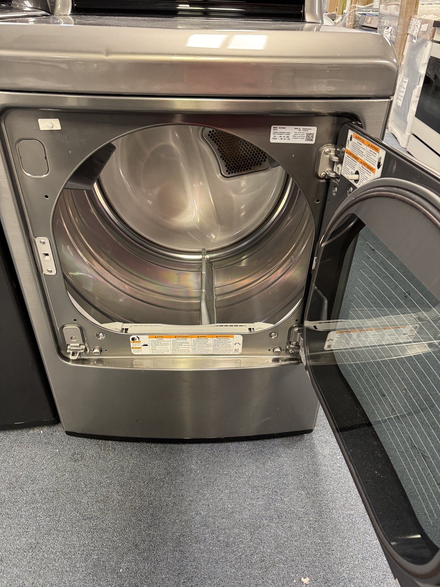 LG ThinQ Washer 5.0 cu ft and Dryer 7.4 cu ft