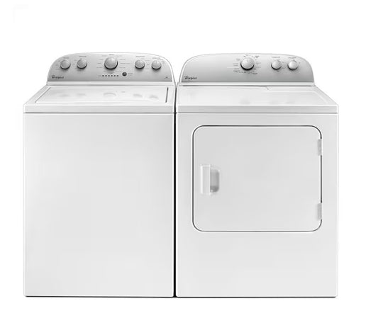 Whirlpool High Efficiency Top-Load with Dual Action Spiral Agitator Washer & electric Dryer Set